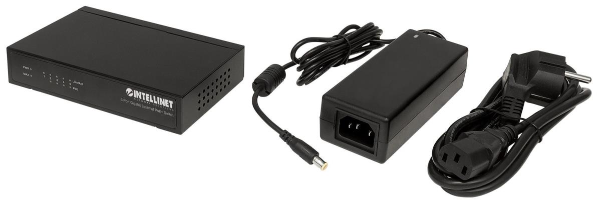 EU Product - PoE+ Switch 5-Port Gigabit Ethernet 60W Desktop thumbnail