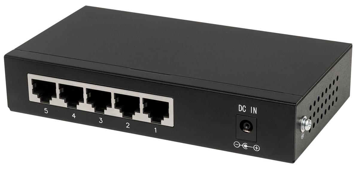EU Product - PoE+ Switch 5-Port Gigabit Ethernet 60W Desktop thumbnail