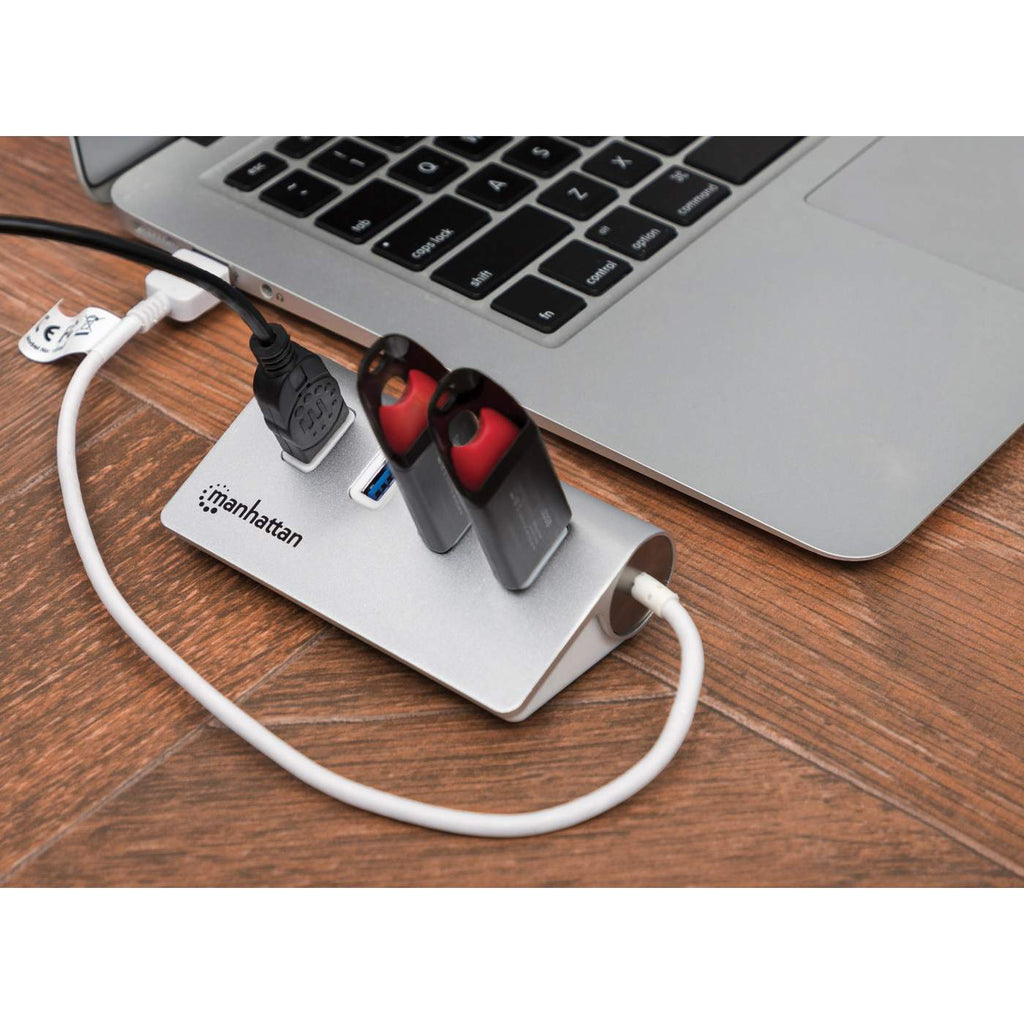 EU Product - Hub 4-Port 4xUSB3.0 Alu Strom: USB thumbnail