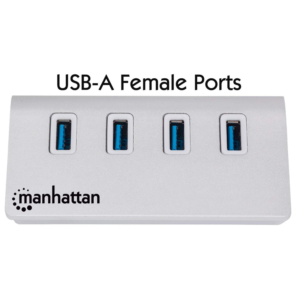EU Product - Hub 4-Port 4xUSB3.0 Alu Strom: USB thumbnail