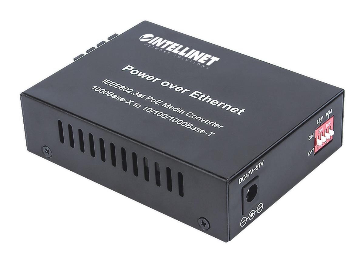 EU Product - Gigabit PoE + Medienkonverter SC Singlemode 20km thumbnail