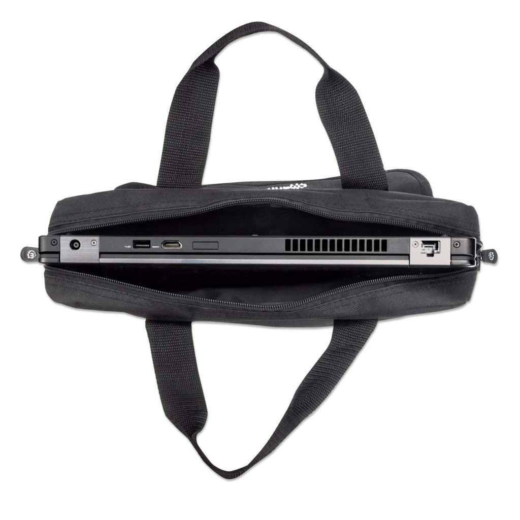 LONDON LAPTOP BAG 12.5IN BLACK- thumbnail