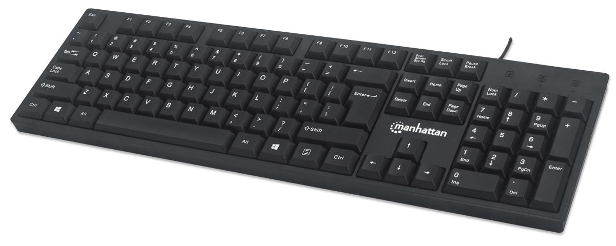 EU Product - USB-Tastatur schwarz thumbnail