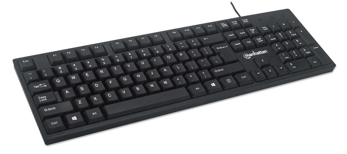 EU Product - USB-Tastatur schwarz thumbnail