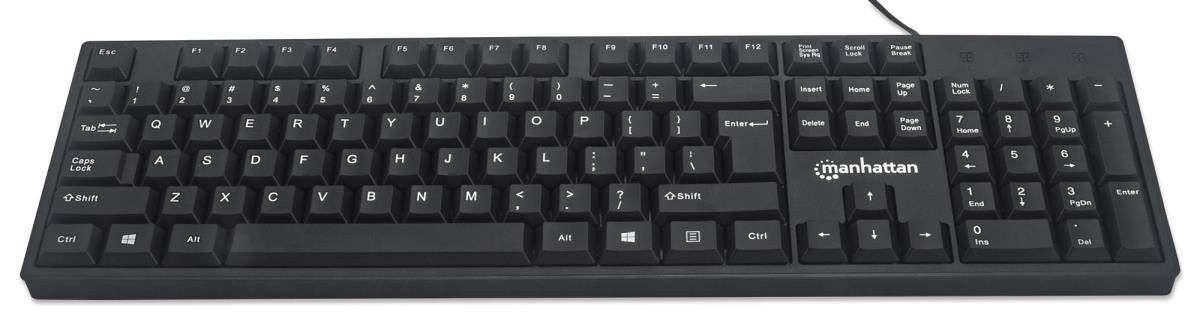 EU Product - USB-Tastatur schwarz thumbnail
