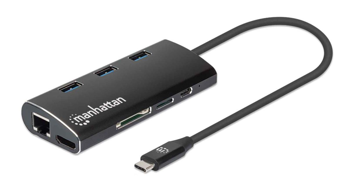 USB-C DOCK/HUB/READER 6-PORT- thumbnail