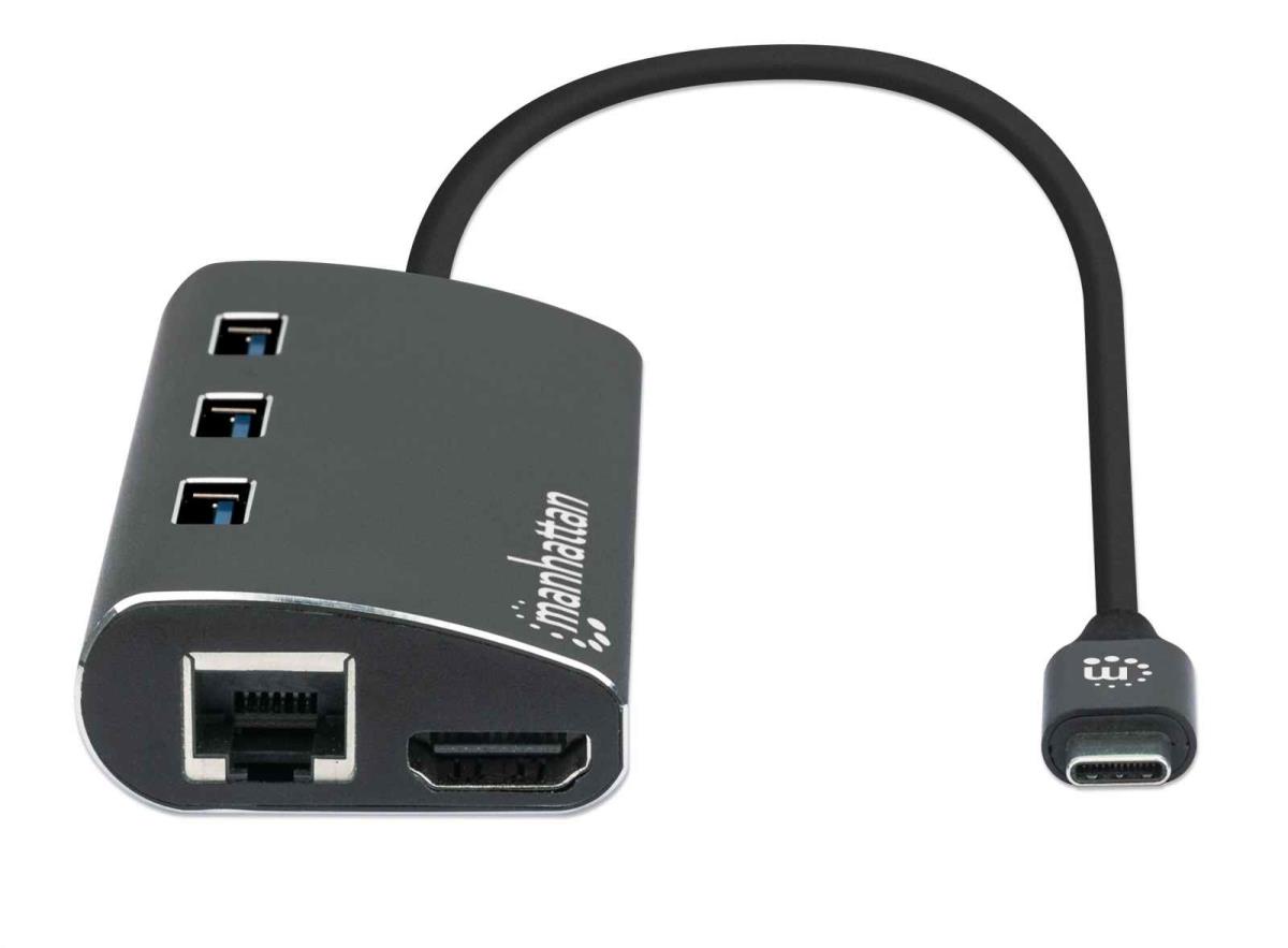 USB-C DOCK/HUB/READER 6-PORT- thumbnail