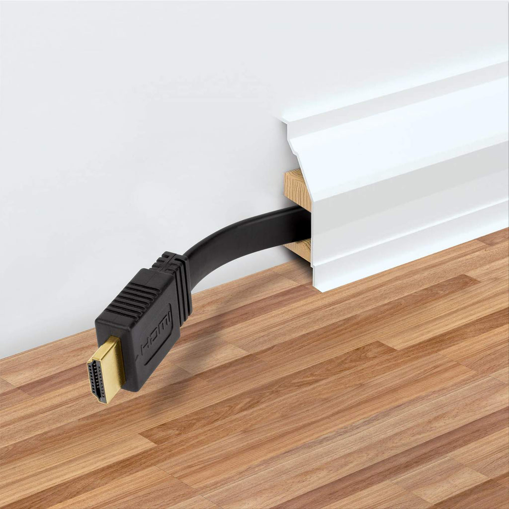 EU Product - flaches HDMI-Kabel mit Ethernet-Kanal 4K@60HZ 5m thumbnail