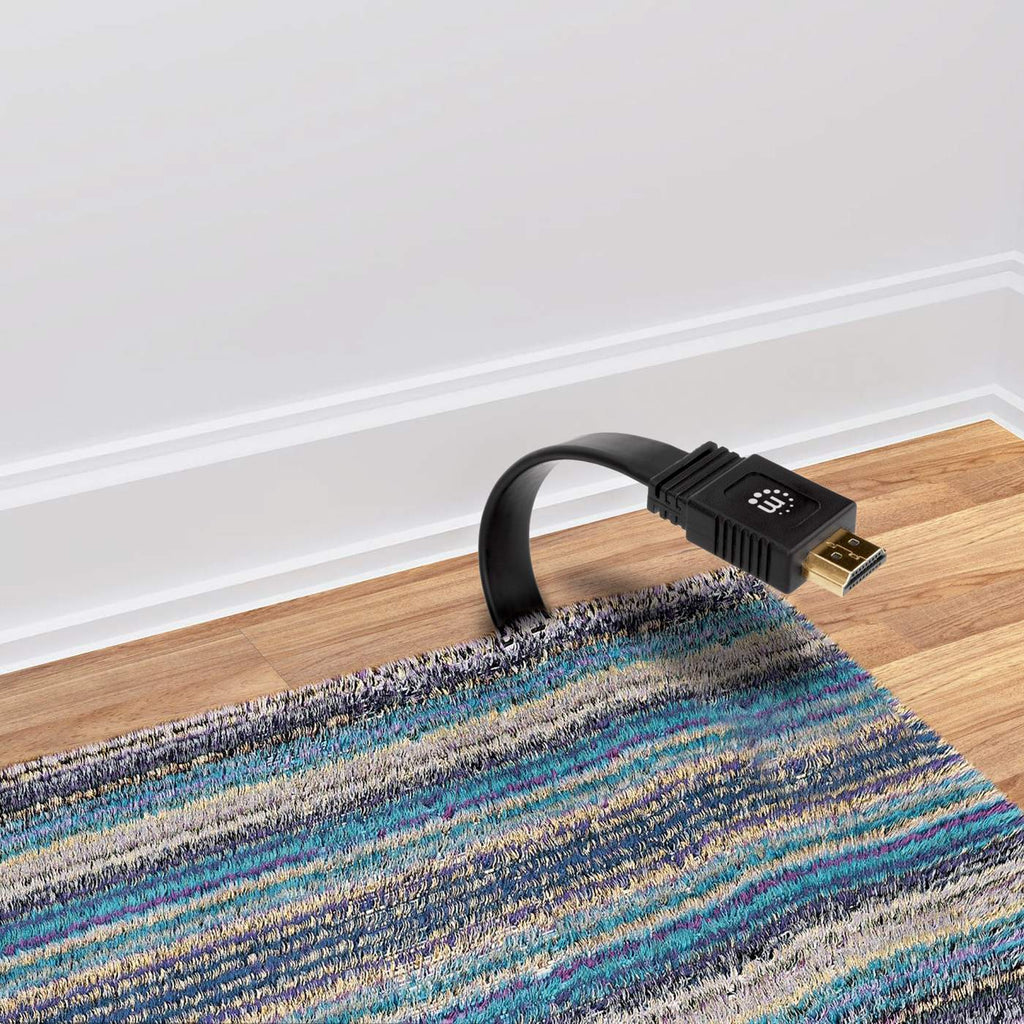 EU Product - flaches HDMI-Kabel mit Ethernet-Kanal 4K@60HZ 5m thumbnail