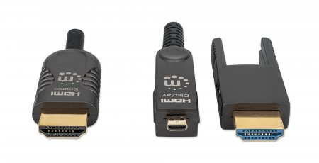 EU Product - LWL-Kabel HDMI-St. auf HDMI-/Micro-HDMI-St. 4K 30m thumbnail