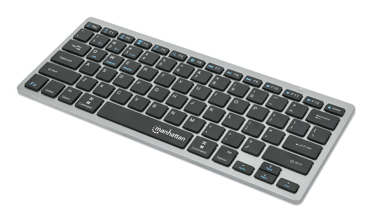 EU Product - Slim Funktastatur anthrazit Bluetooth 3.0/2.4GHz thumbnail