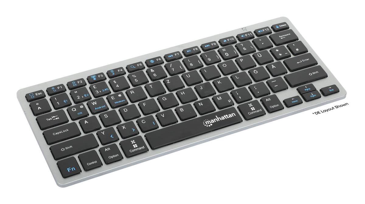 EU Product - Slim Funktastatur anthrazit Bluetooth 3.0/2.4GHz thumbnail