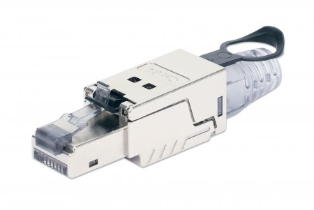 EU Product - CAT6a 10G RJ45-Feldstecker STP m. Lasche thumbnail