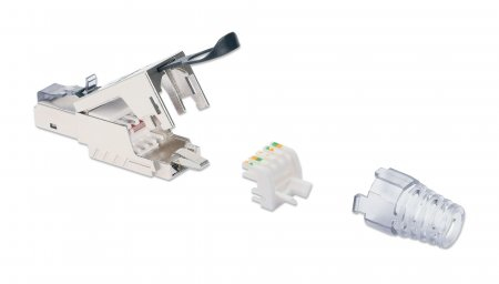 EU Product - CAT6a 10G RJ45-Feldstecker STP m. Lasche thumbnail