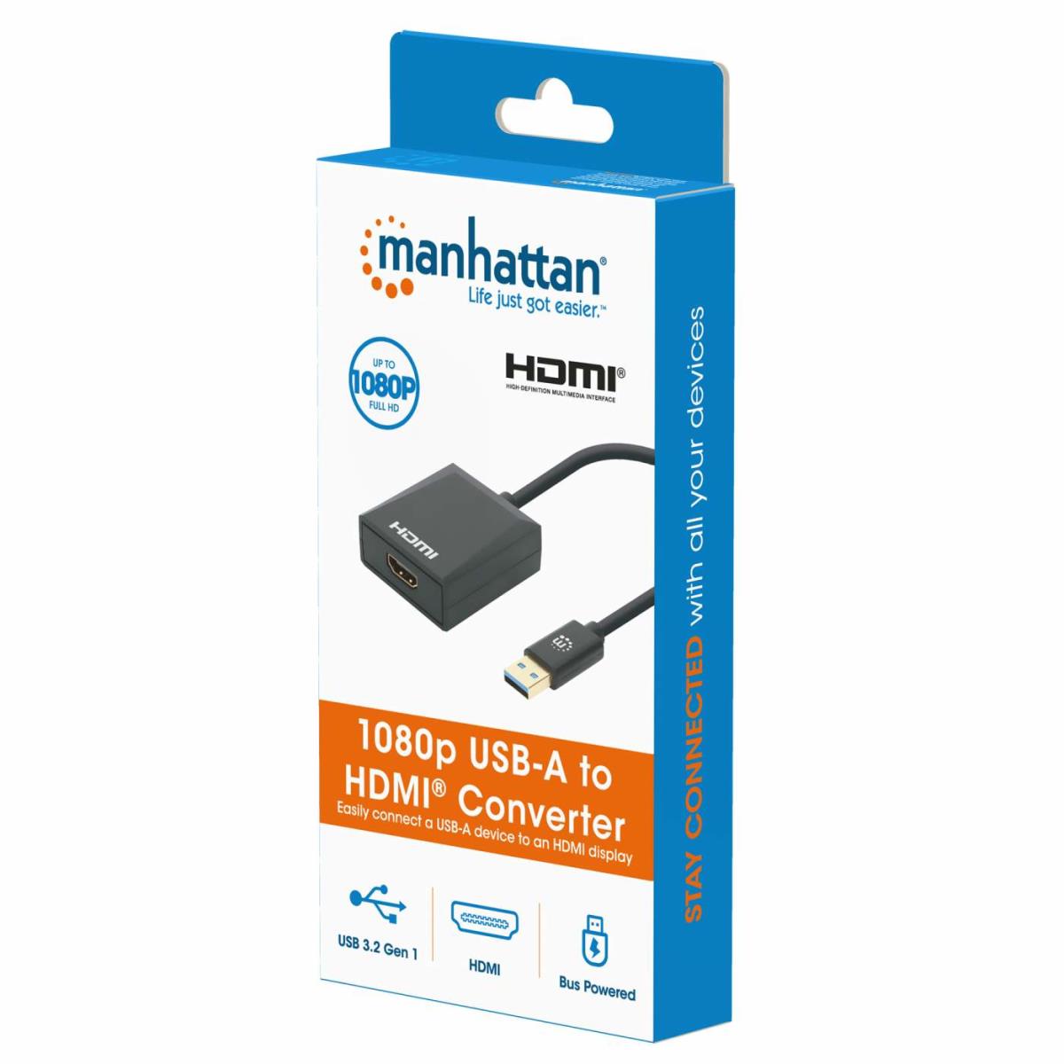 EU Product - USB-A USB 3.1 Gen 1 auf HDMI-Adapter 1080p@60Hz thumbnail