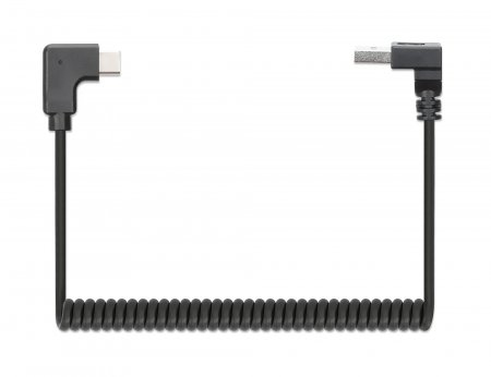 USB-C TO USB-A CABLE CURLY 1M- thumbnail