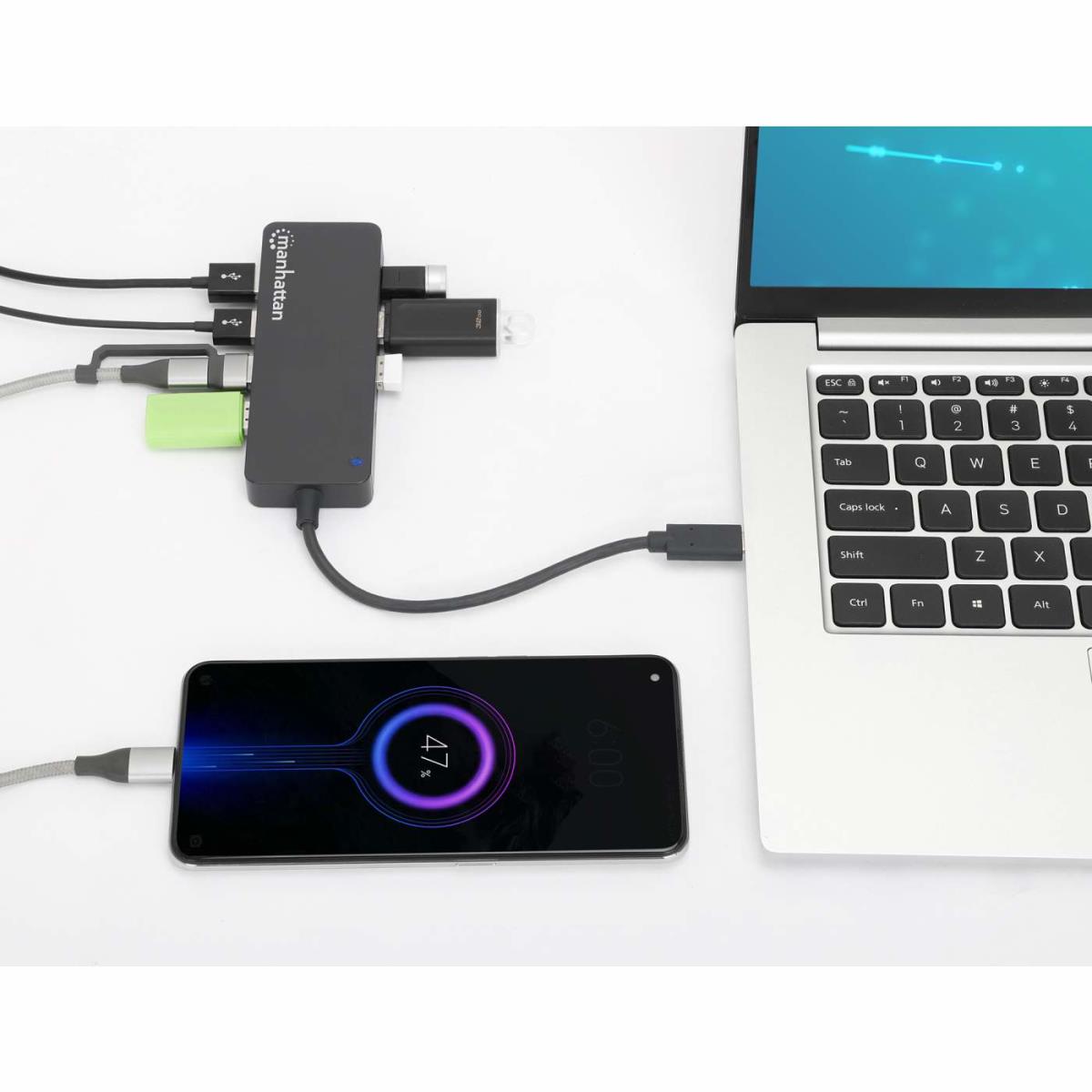 USB-C DOCK/HUB 7-PORT- 7X USB-A thumbnail