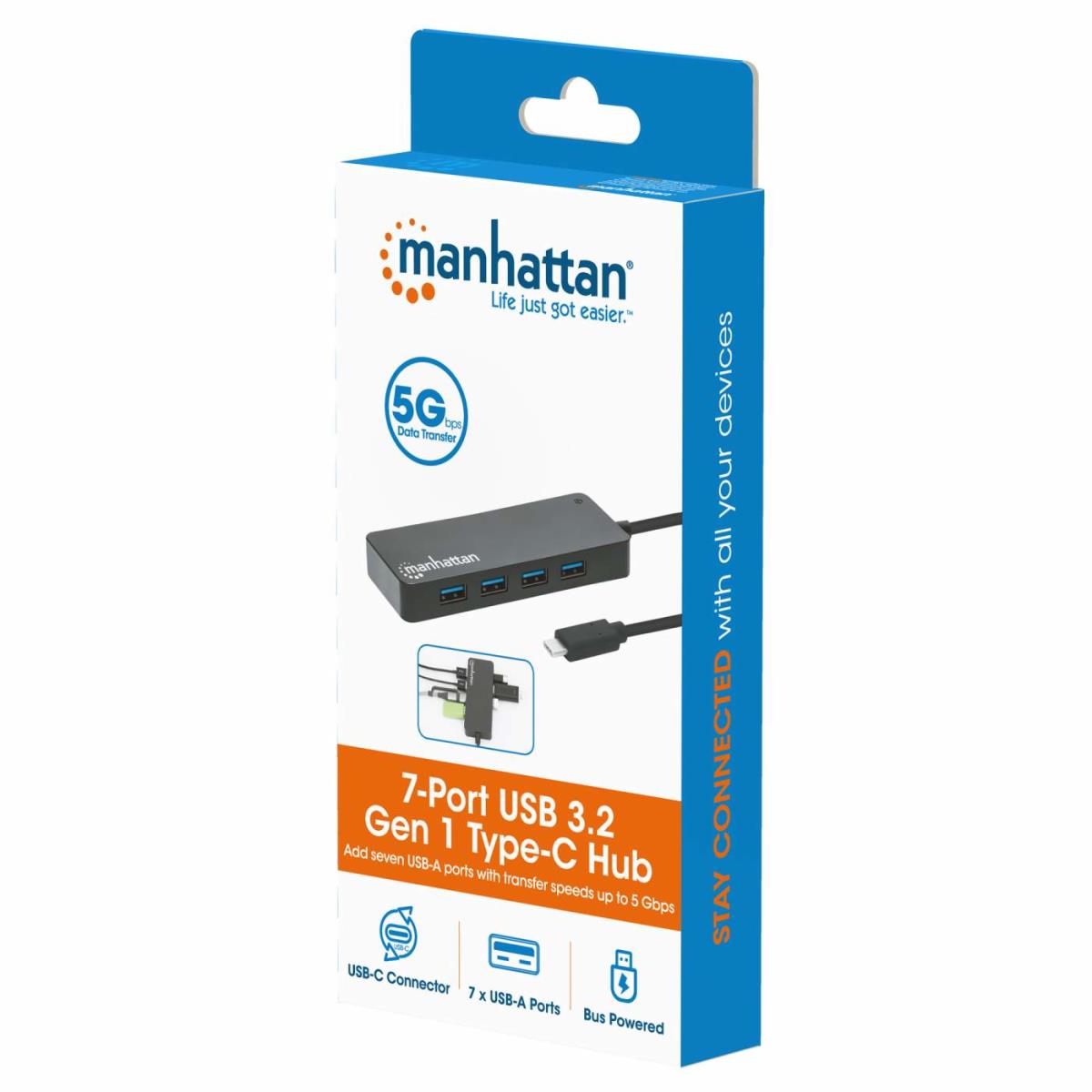 USB-C DOCK/HUB 7-PORT- 7X USB-A thumbnail