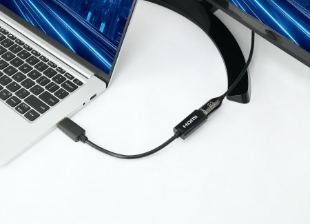 DISPLAYPORT TO HDMI CABLE 15CM- thumbnail