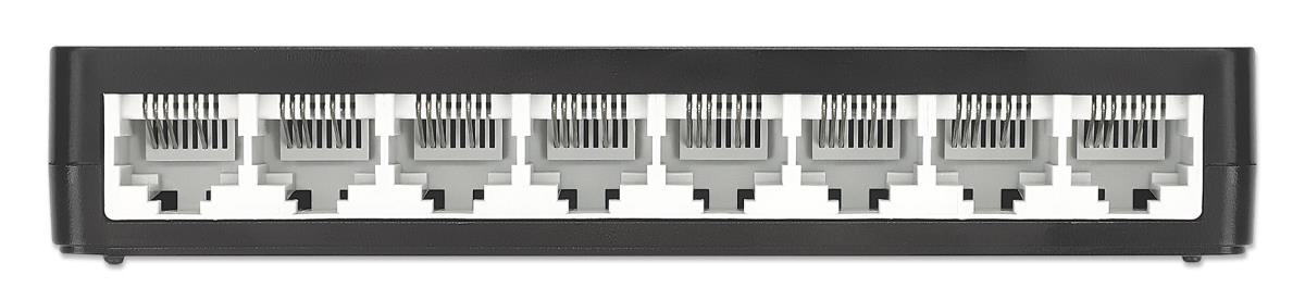 EU Product - Desktop 8-Port Fast Ethernet Switch schwarz thumbnail