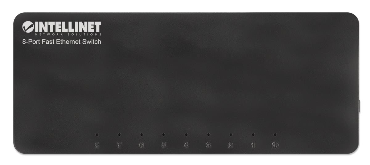 EU Product - Desktop 8-Port Fast Ethernet Switch schwarz thumbnail