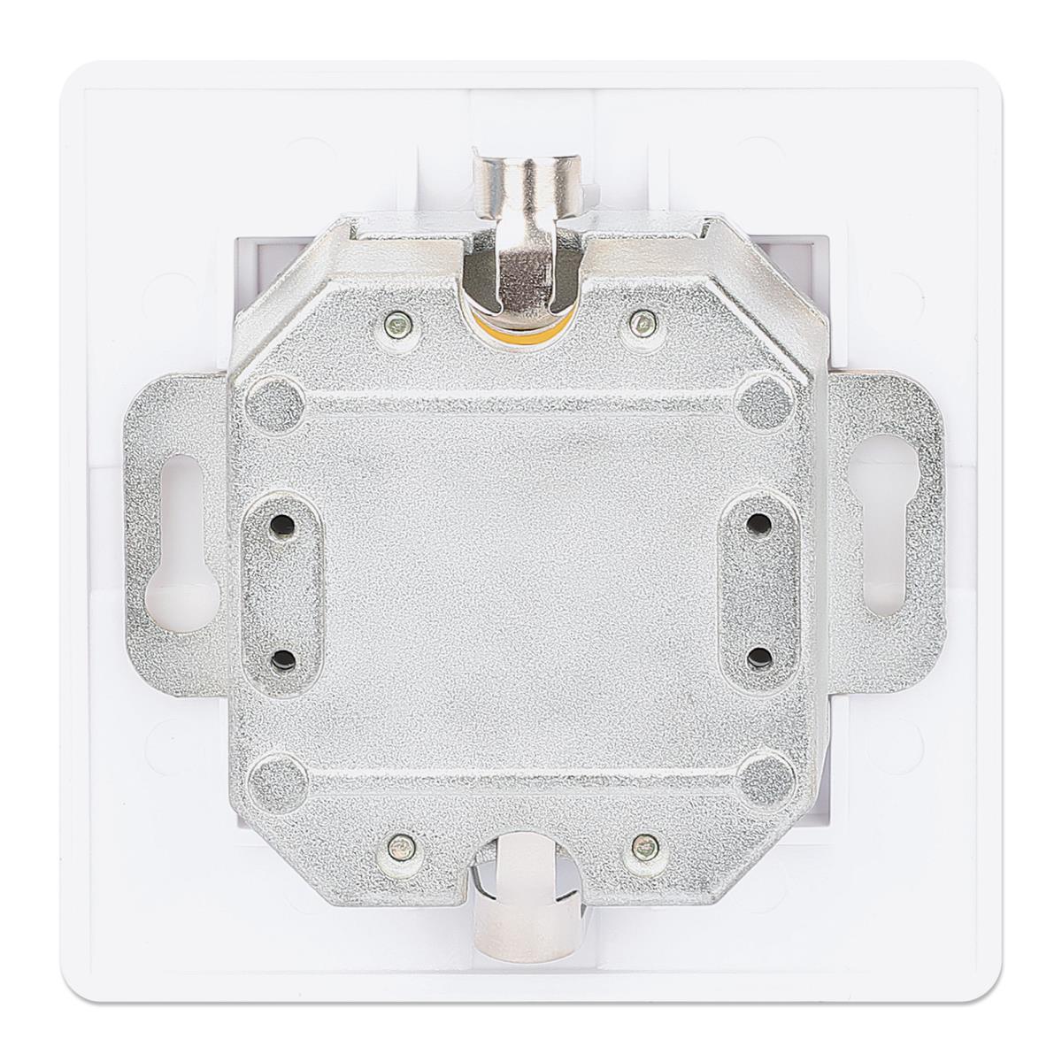 EU Product - 2-Port Cat6 10G RJ45-Unterputzdose STP wei� thumbnail