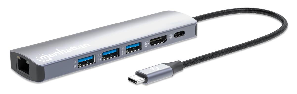 USB-C DOCK/HUB 6-PORT- thumbnail