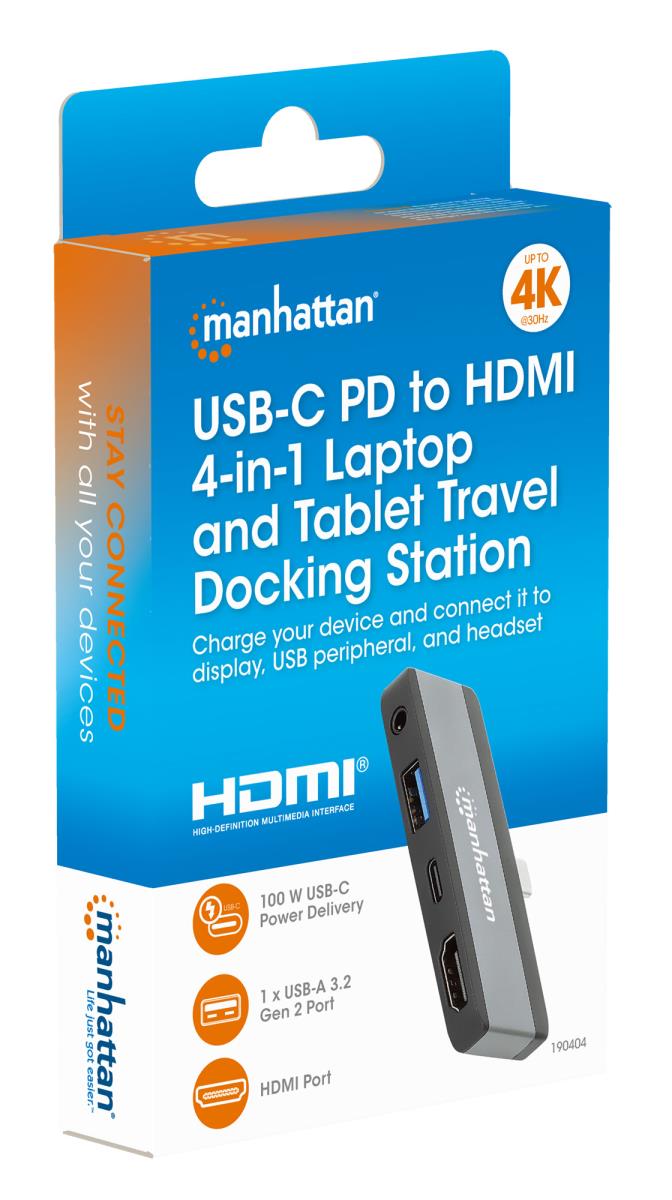 USBC TRAVEL DOCK/HUB 4PORT thumbnail