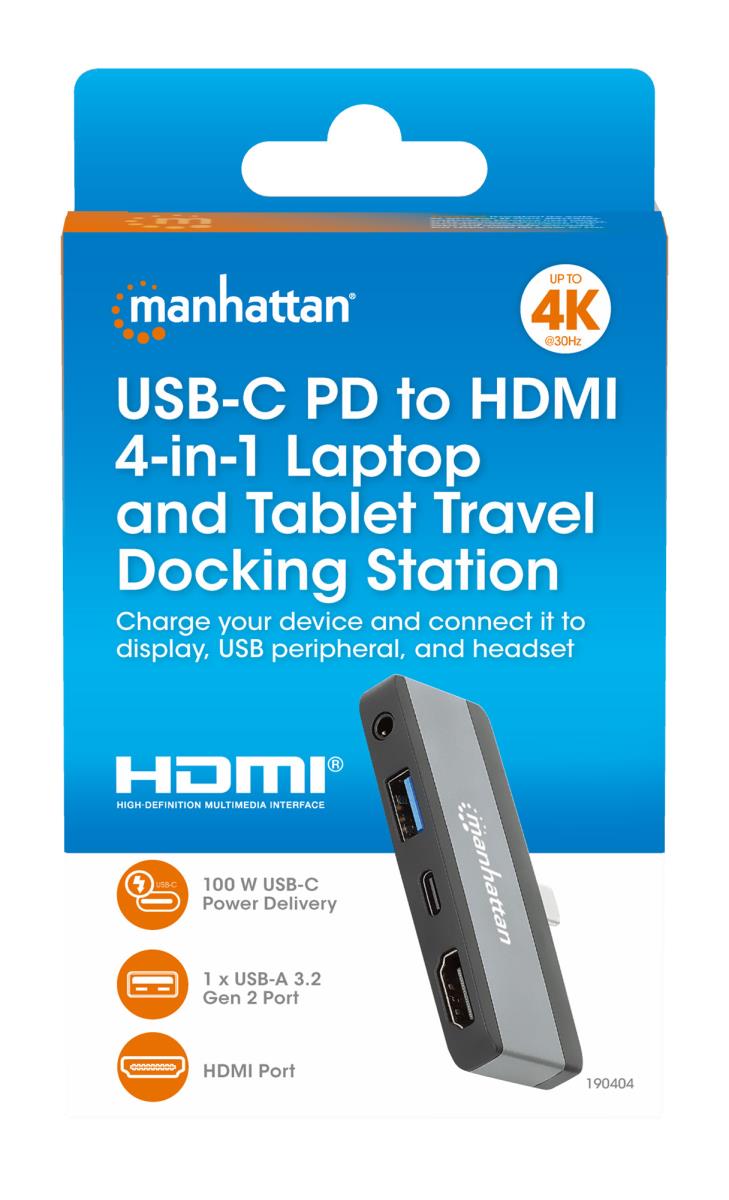 USBC TRAVEL DOCK/HUB 4PORT thumbnail