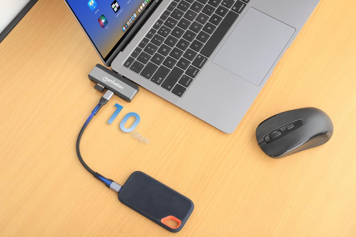 USBC TRAVEL DOCK/HUB 4PORT thumbnail