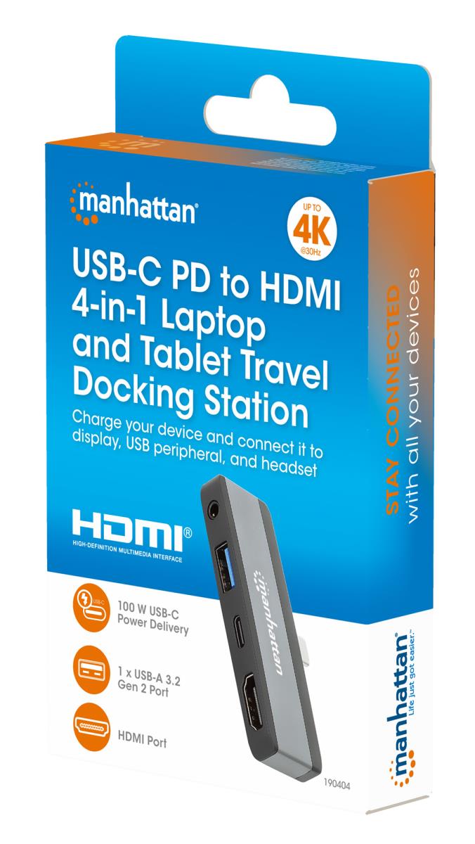 USBC TRAVEL DOCK/HUB 4PORT thumbnail