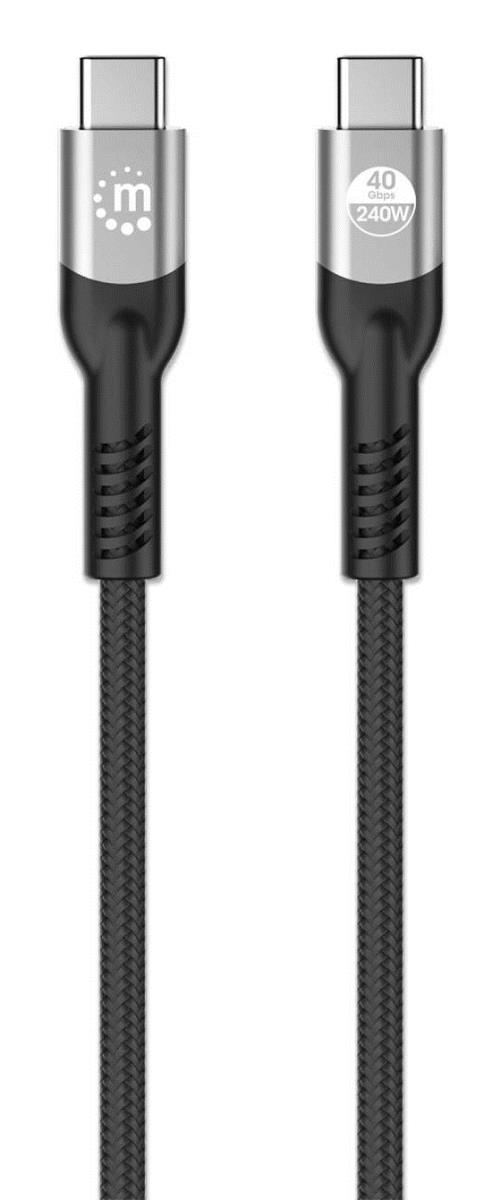 USB-C to USB-C Cable (240W USB4), 2m, M/M, 40 Gbps, 8K Video thumbnail