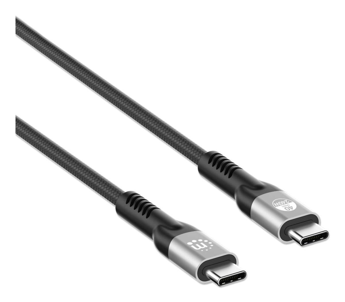 USB-C to USB-C Cable (240W USB4), 2m, M/M, 40 Gbps, 8K Video thumbnail