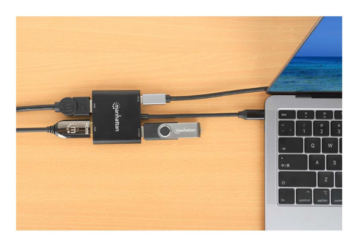 USB-C DUAL HDMI/USB-A CABLE thumbnail