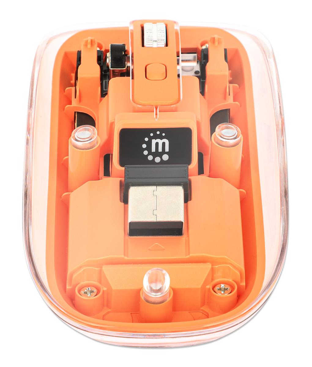 TRANSPARENT/ORANG WIRELES MOUSE thumbnail