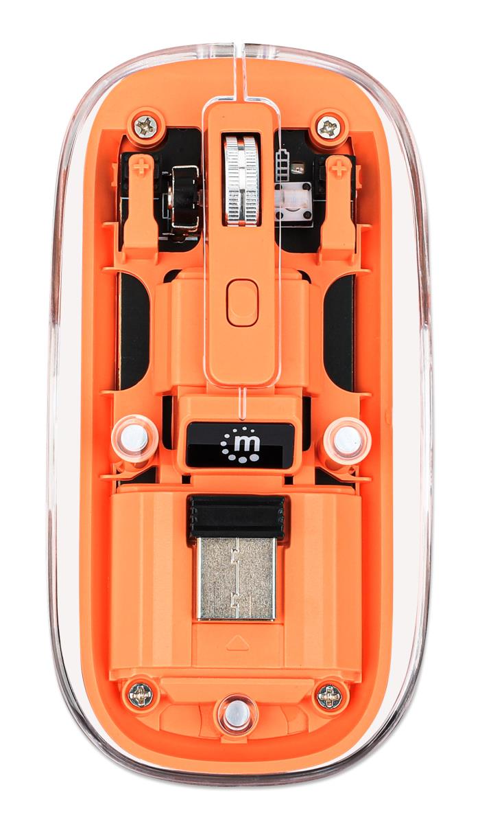 TRANSPARENT/ORANG WIRELES MOUSE thumbnail