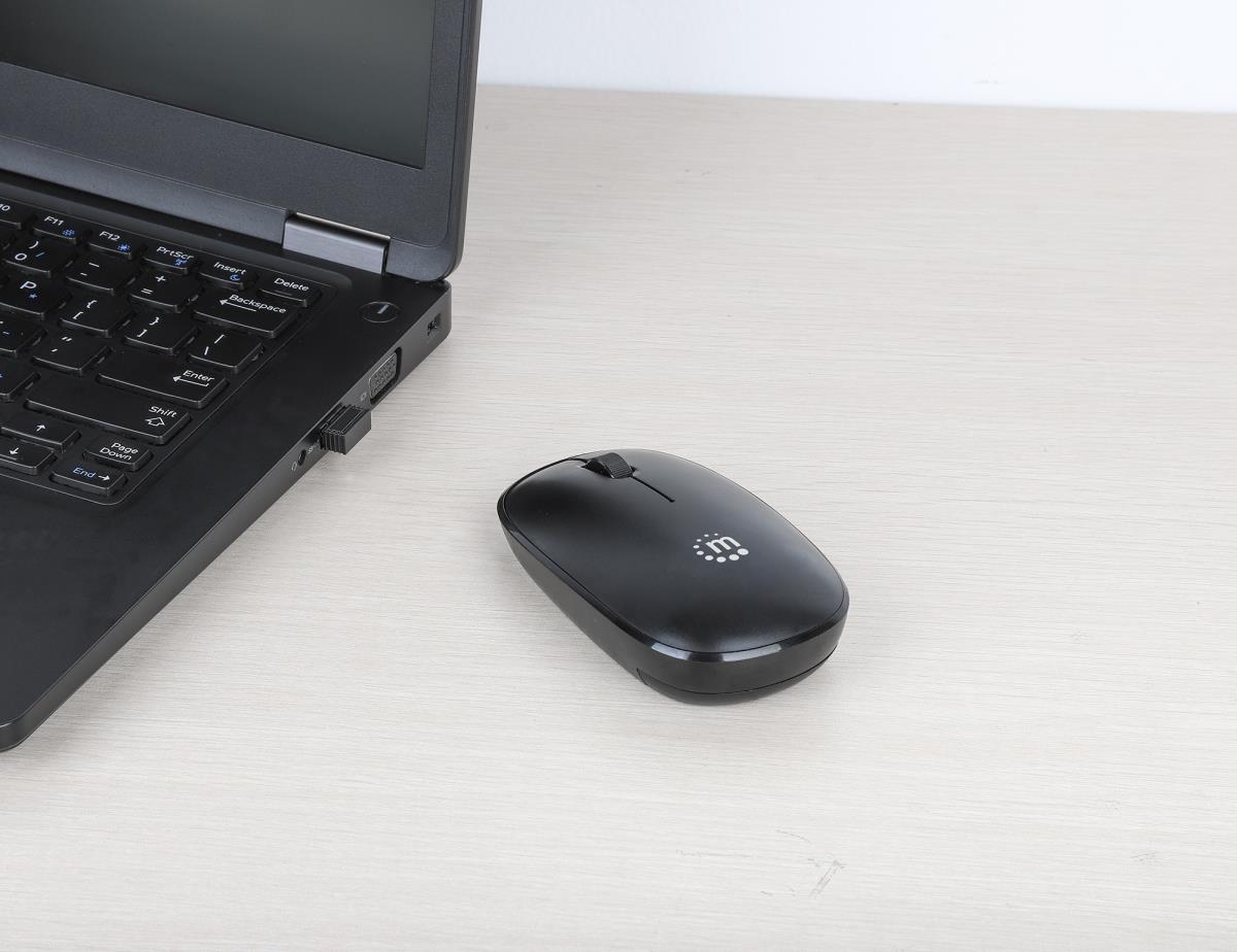 EU Product - MW3050 Kabellose USB-Maus 3 Tasten Mausrad schwarz thumbnail