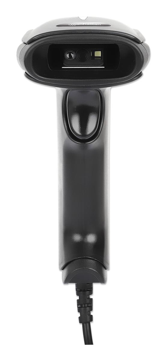 EU Product - 2D LED Barcodescanner 320mm 1,4m USB-Kabel schwarz thumbnail