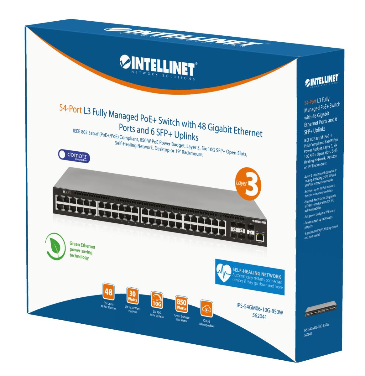 EU Product - 54-P PoE+ Managed Switch 6x10GbE 850W thumbnail