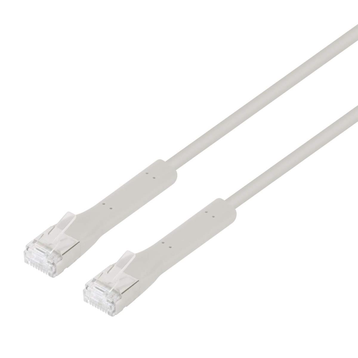 EU Product - Patchkabel Flexi Cat6a F/FTP 0.5m 10G Kupfer grau thumbnail