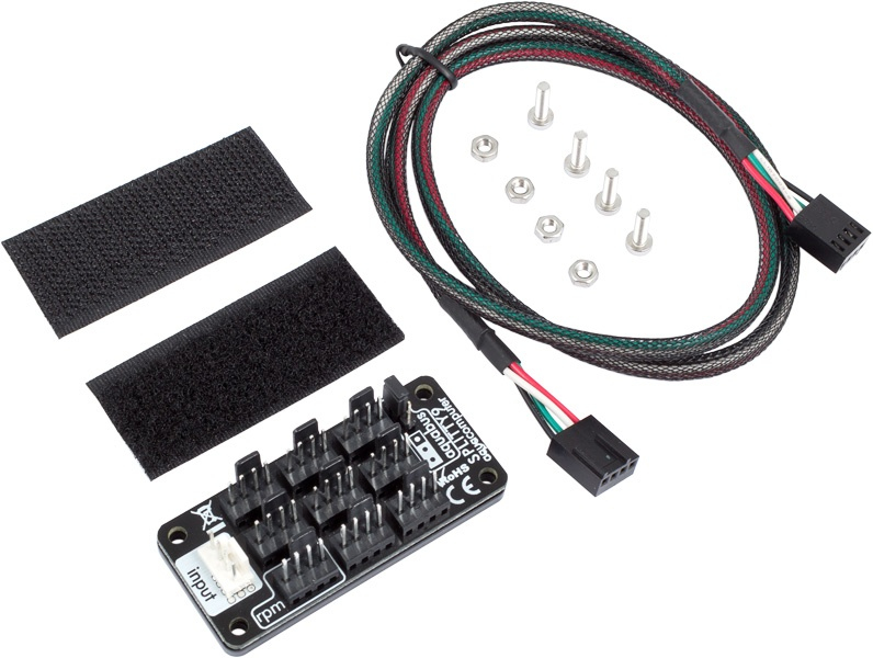 Aqua Computer Splitty9 Cable splitter Black thumbnail