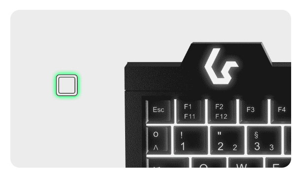 EU Product - KeySonic KSK-3210ELU (DE) keyboard Home USB QWERTZ German Black thumbnail