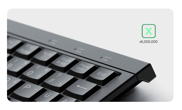 EU Product - Super-Mini-TAS Touchpad,B-light,BK, KSK-3211ELU(DE) thumbnail