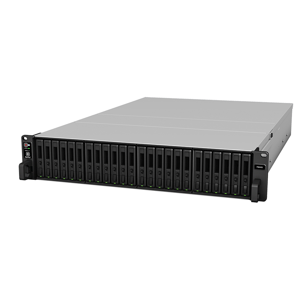 FS6400 24 bay flash-array for multimedia post-production; virtual machines; online transaction processing; or databases. 2 x Intel thumbnail