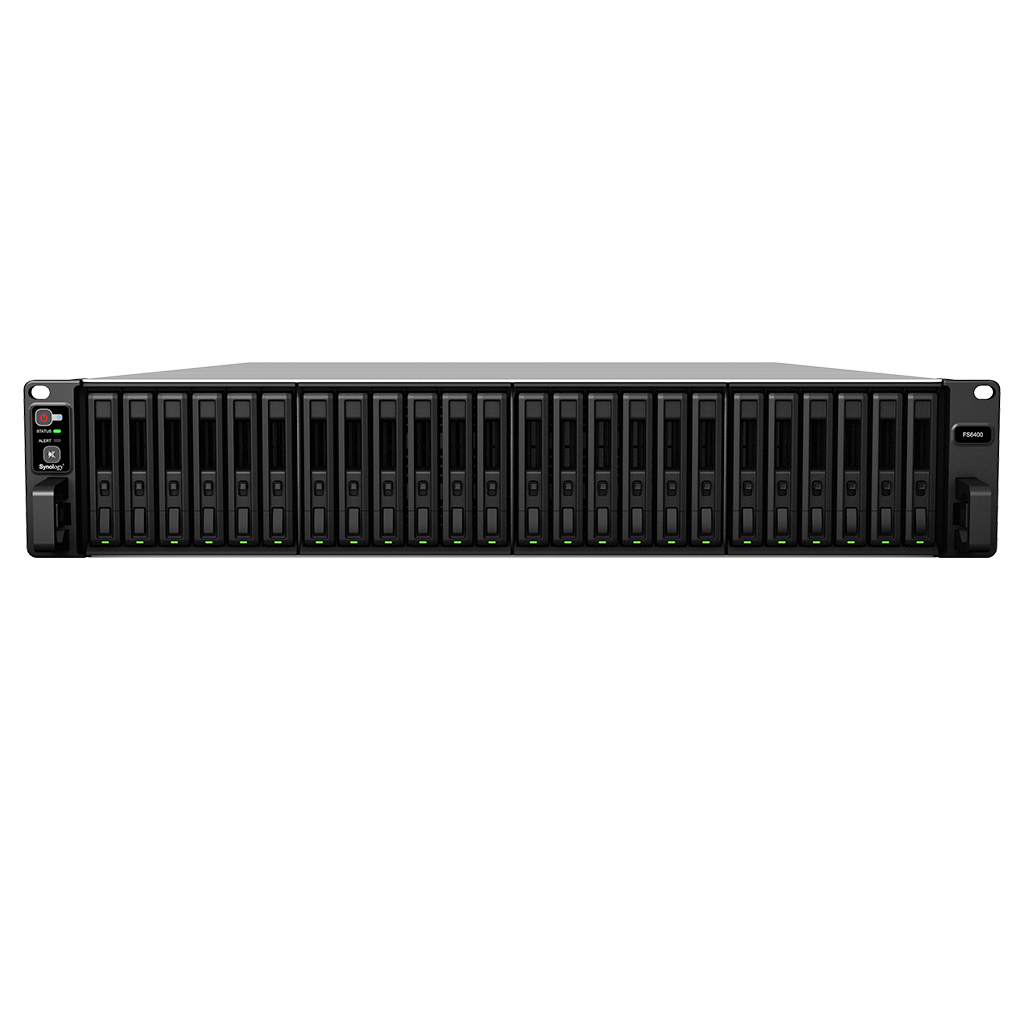 FS6400 24 bay flash-array for multimedia post-production; virtual machines; online transaction processing; or databases. 2 x Intel thumbnail