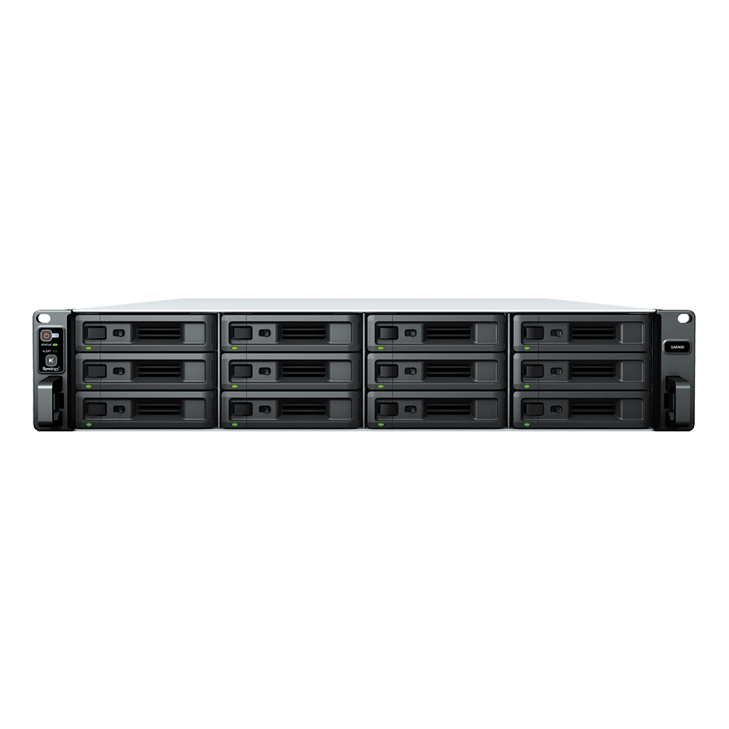 SA6400 12 bay rack; 7272 12-core(24-thread) 2.9GHz; max. boost clock up to 3.2 GHz; 32GB DDR4 RDIMM; 4 x 1GbE and 2 x 10GbE; supports 8 x RX1223RP thumbnail