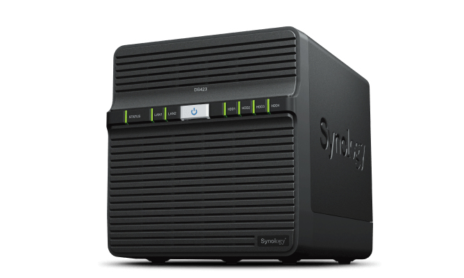 DS423 4 bay - a Secure Sharing and Syncing Safely access and share files and media from anywhere; and keep friends; partners; or collaborators on the same page - Realtek RTD1619B 4-core (4-thread) 1.7 GHz; 2 GB DDR4; 2 x 1GbE RJ-45 thumbnail