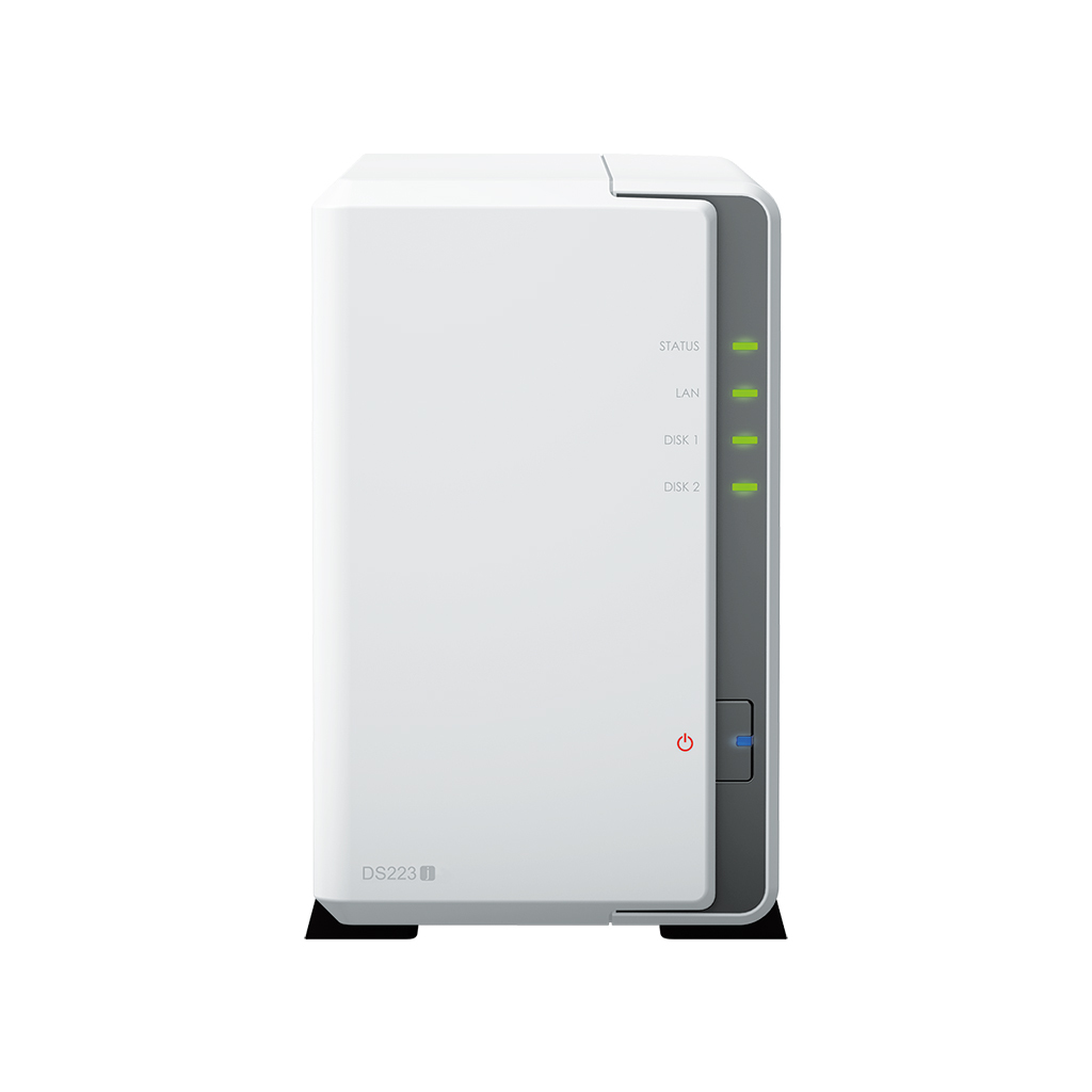 DS223j 2 bay NAS - Realtek RTD1619B quad-core processor; 1GB non-ECC DDR4; 1GB non-ECC DDR4; supports Btrfs and Snapshot Replication thumbnail