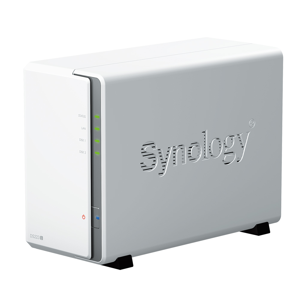 DS223j 2 bay NAS - Realtek RTD1619B quad-core processor; 1GB non-ECC DDR4; 1GB non-ECC DDR4; supports Btrfs and Snapshot Replication thumbnail