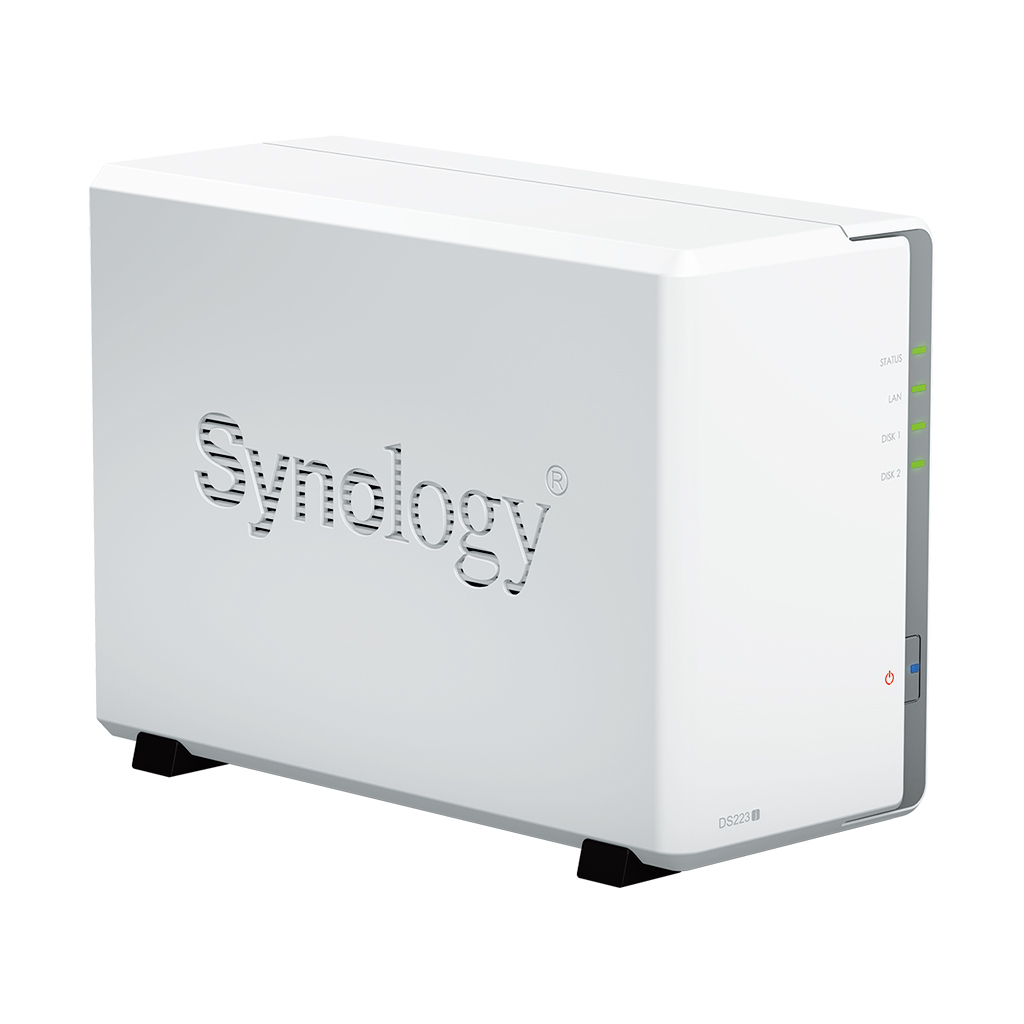 DS223j 2 bay NAS - Realtek RTD1619B quad-core processor; 1GB non-ECC DDR4; 1GB non-ECC DDR4; supports Btrfs and Snapshot Replication thumbnail